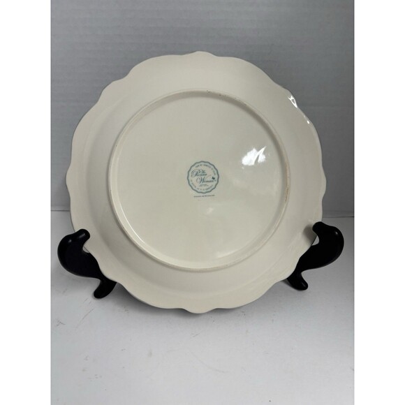 Pioneer Woman GINGHAM GREY Set of  4 Dinner Plates 10 3/4" NEW - Picture 8 of 10